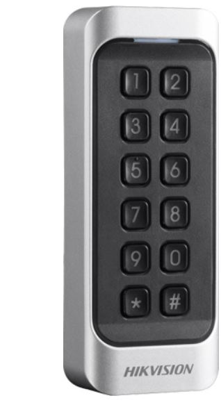 Billentyűzet, WG26/34, RS-485, IP65, 125kHz, HIKVISION DS-K1107EK